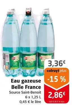 Colruyt Belle france eau gazeuse offre