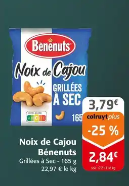 Colruyt Bénenuts noix de cajou offre