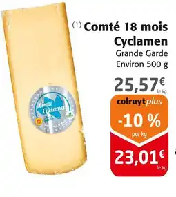 Colruyt Comté 18 mois cyclamen offre