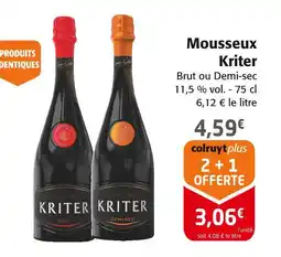 Colruyt Kriter mousseux offre