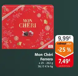 Colruyt Ferrero mon chéri offre