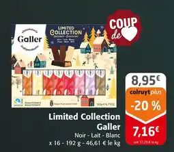 Colruyt Galler limited collection offre