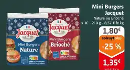 Colruyt Jacquet mini burgers offre