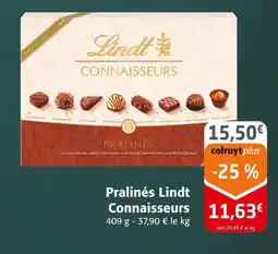 Colruyt Lindt pralinés connaisseurs offre