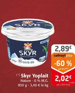 Colruyt Yoplait skyr offre
