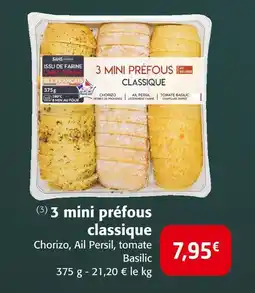 Colruyt 3 mini préfous classique offre