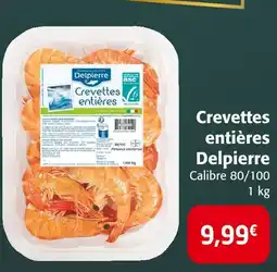 Colruyt Delpierre crevettes entières offre