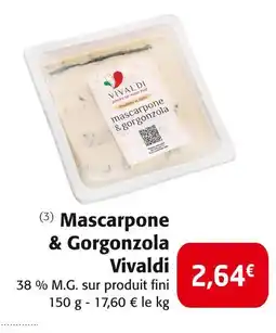 Colruyt Vivaldi mascarpone & gorgonzola offre