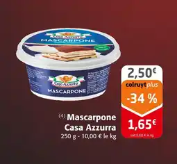 Colruyt Casa azzura mascarpone offre