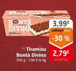 Colruyt Bontà divina tiramisu offre