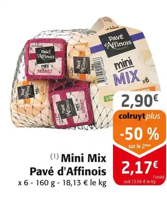 Mini mix pavé d'affinois