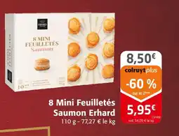 Colruyt Erhard 8 mini feuilletés saumon offre