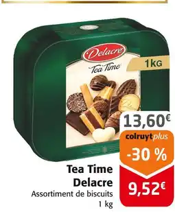 Colruyt Delacre tea time offre