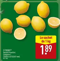 ALDI Citrons offre