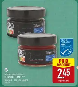 ALDI Gourmet finest cuisine œufs de lompe noirs offre