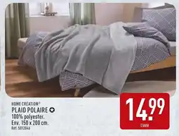 ALDI Home creation plais polaire offre