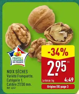 ALDI Noix sèches offre