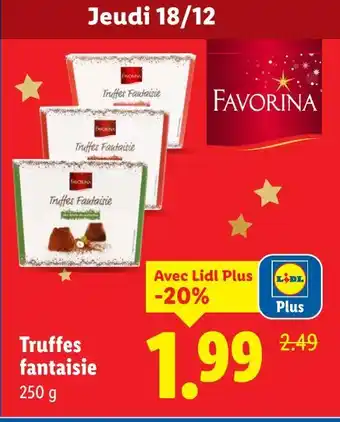 Favorina truffes fantaisie