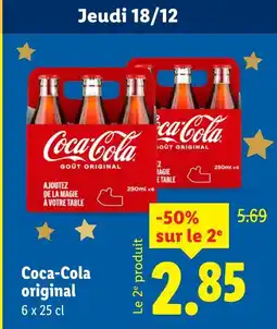 Lidl Coca-cola original offre
