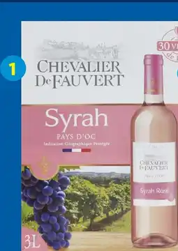 Lidl Pays d'oc syrah rosé bib igp offre