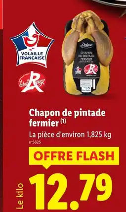 Lidl Deluxe chapon de pintade fermier offre