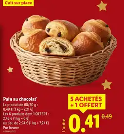 Lidl Pain au chocolat offre