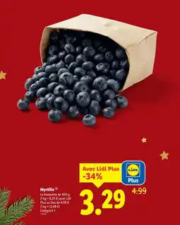 Lidl Myrtille offre