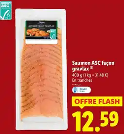 Lidl Deluxe saumon asc façon gravlax offre