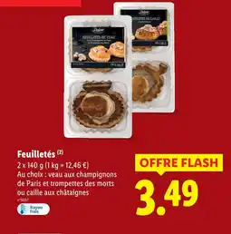 Lidl Deluxe feuilletés offre