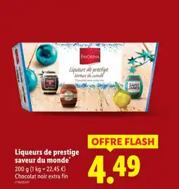 Lidl Favorina liqueurs de prestige saveur du monde offre