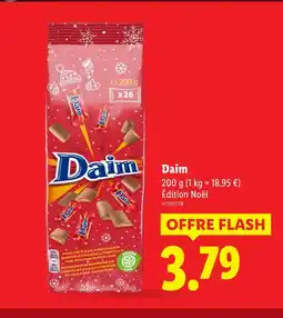 Lidl Daim édition noël offre