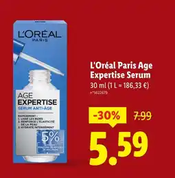 Lidl L'oréal paris age expertise serum offre