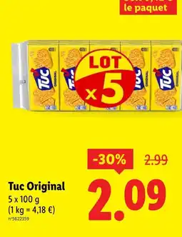 Lidl Tuc original offre