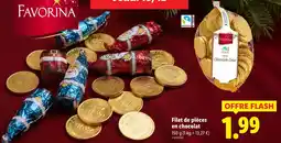 Lidl Favorina filet de pièces en chocolat offre