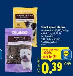 Lidl Orlando lamelles à mâcher à la volaille offre