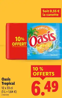 Lidl Oasis tropical offre