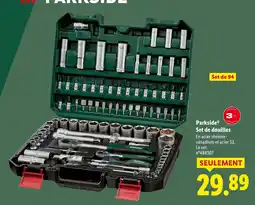 Lidl Parkside set de douilles offre