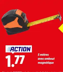 Lidl Action mètre ruban offre