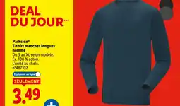 Lidl Parkside t-shirt manches longues homme offre
