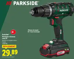 Lidl Parkside perceuse-visseuse sans fil offre