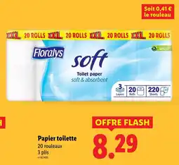 Lidl Florays soft toilet paper offre