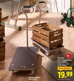 Lidl Parkside chariot de transport avec poignée offre