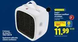 Lidl Tronic radiateur soufflant céramique offre