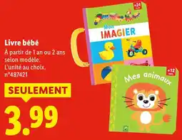 Lidl Livre bébé offre