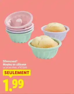 Lidl Silvercrest moules en silicone offre