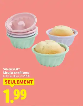 Lidl Silvercrest moules en silicone offre
