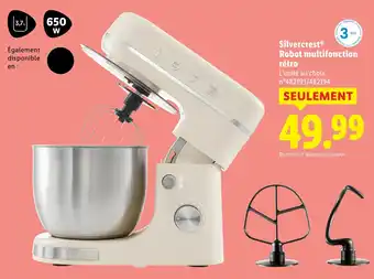 Lidl Silvercrest robot multifonction rétro offre