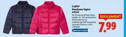 Lidl Lupilu doudoune légère enfant offre