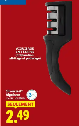 Lidl Silvercrest aiguiseur offre
