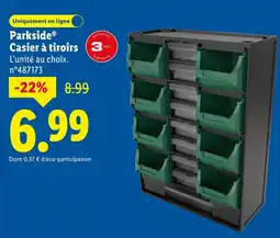 Lidl Parkside casier à tiroirs offre